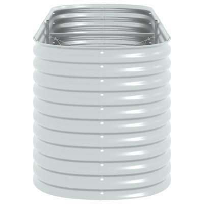 Pickell Galvanized Steel Raised Garden Planter