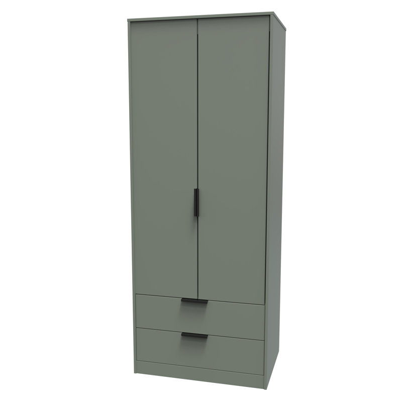 Turah Manufactured Wood Wardrobe, Reed Green