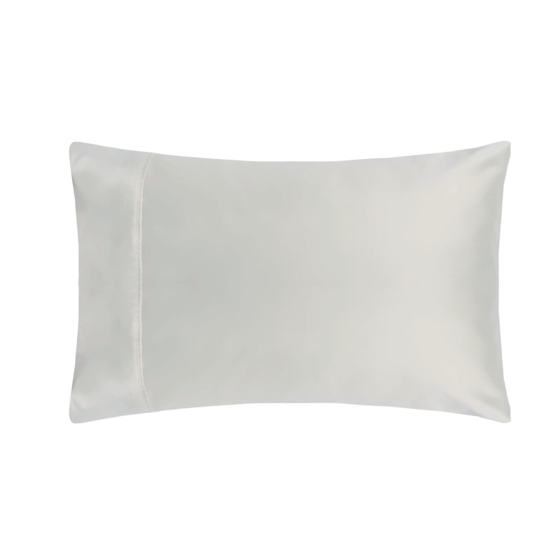 600 TC 100% Cotton Range Sateen Pillowcase, Platinum