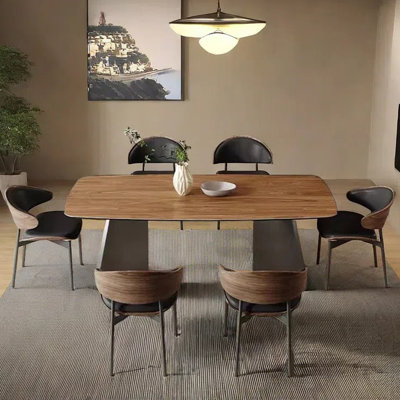 Light luxury simple modern home dining table