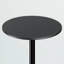 Table de bar et de pub Strasser avec plateau noir et base en métal noir, H 39,7 po x l 23,60 po x P 23,60 po-846279206