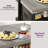 46''W Kitchen Island With Storage & USB Charging Station, Bakers Rack With 5 Racks-1423030081