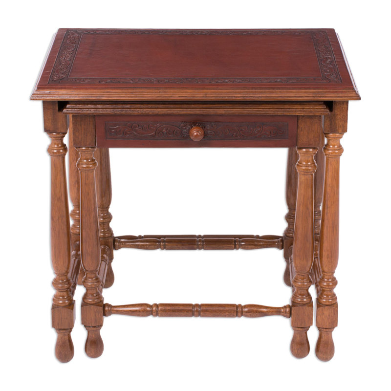 Tables gigognes en bois massif Dekin