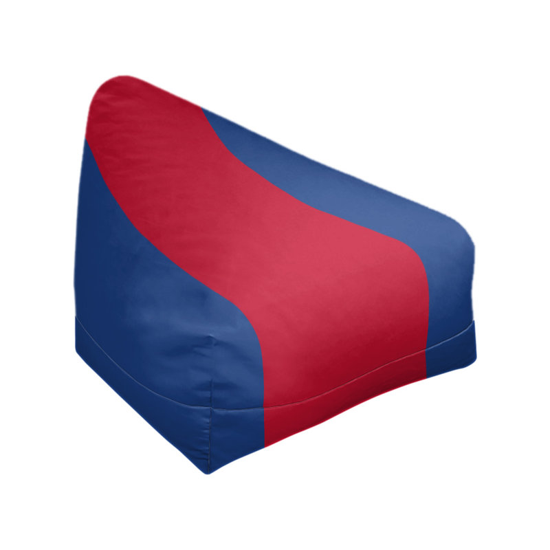 Bean Bag Cover, 2" x 27" x 30", Blue/Red/Blue
