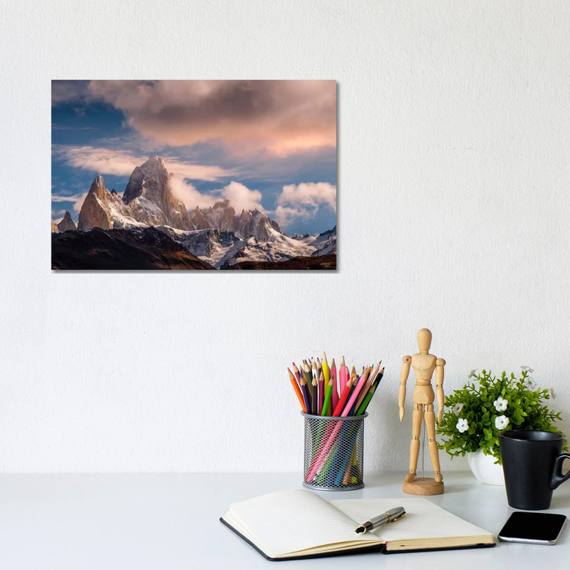 Argentina, Patagonia, Fitz Roy by George Theodore - Wrapped Canvas Print, 20.32 cm H x 30.48 cm W