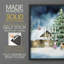 «Christmas Holiday Art DCCLXV III», reproduction d'art encadrée - bois massif-868697031-868697025
