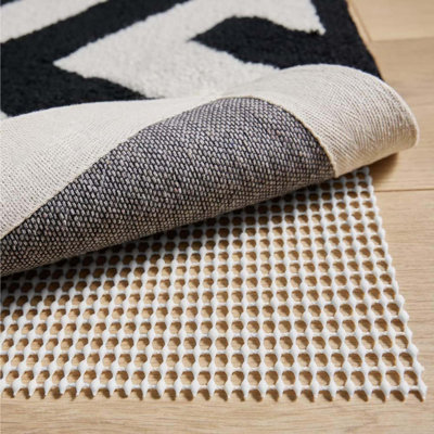 Grips Keep Area Rugs Safe And In Place, Thick Slip And Skid Resistant Pads For Hard Floors Under Carpet Mat Cushion And Hardwood Floor Protection