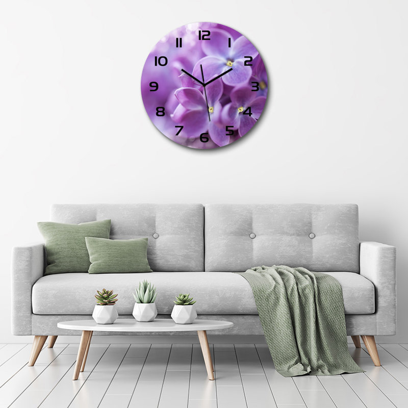 Johntel Glass Wall Clock