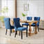 Ensemble de chaises de salle à manger rembourrées Elegant Modern-1334950097