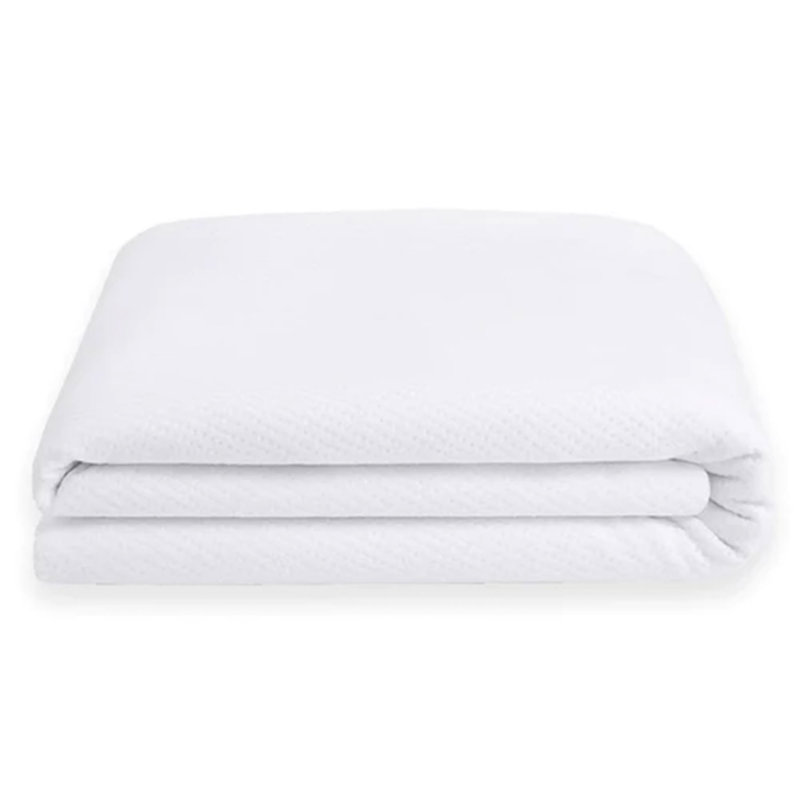 Arsuite Breathable Sweat Proof Cotton Cover Mattress Protector, Full, White, Queen