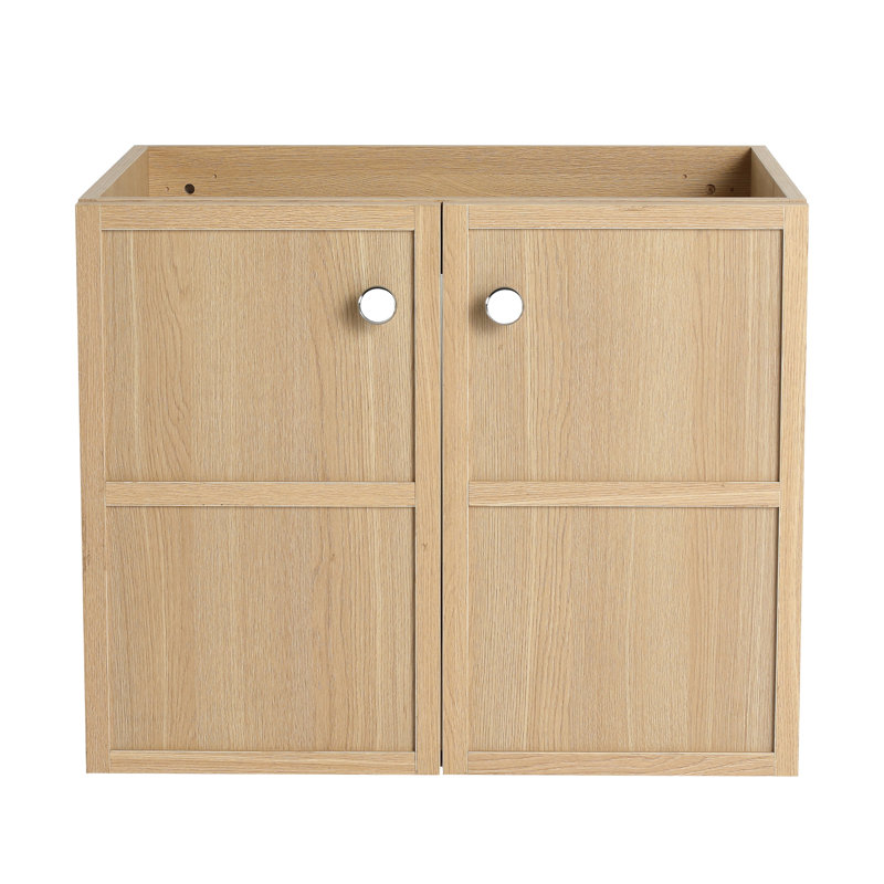 Armoire de salle de bain 24 po en contreplaqué de chêne - spacieuse et fonctionnelle pour une utilisation à long terme de votre meuble-lavabo