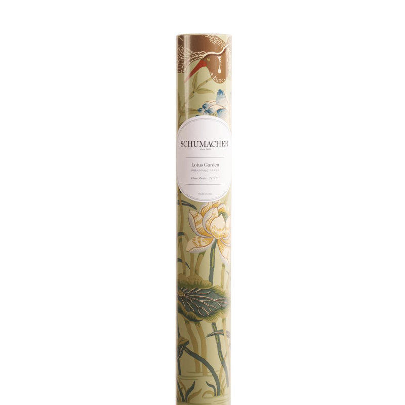 Papier d'emballage Lotus Garden