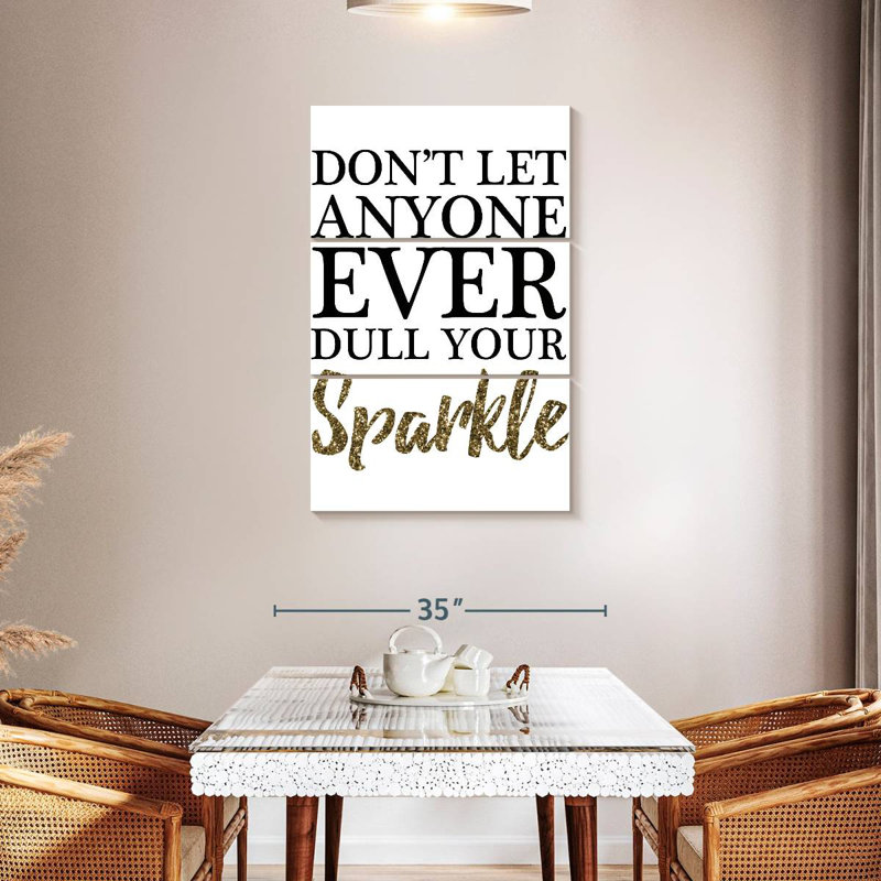 Tergel Your Sparkle, 45" H x 28" W