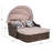 Caydie 47'' Wide Wicker Patio Daybed with Cushions-559148610-559148623
