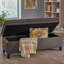 Banc de rangement rembourré en polyester Twania-203486499