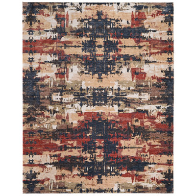 Rockett Modern Abstract Blue Area Rug