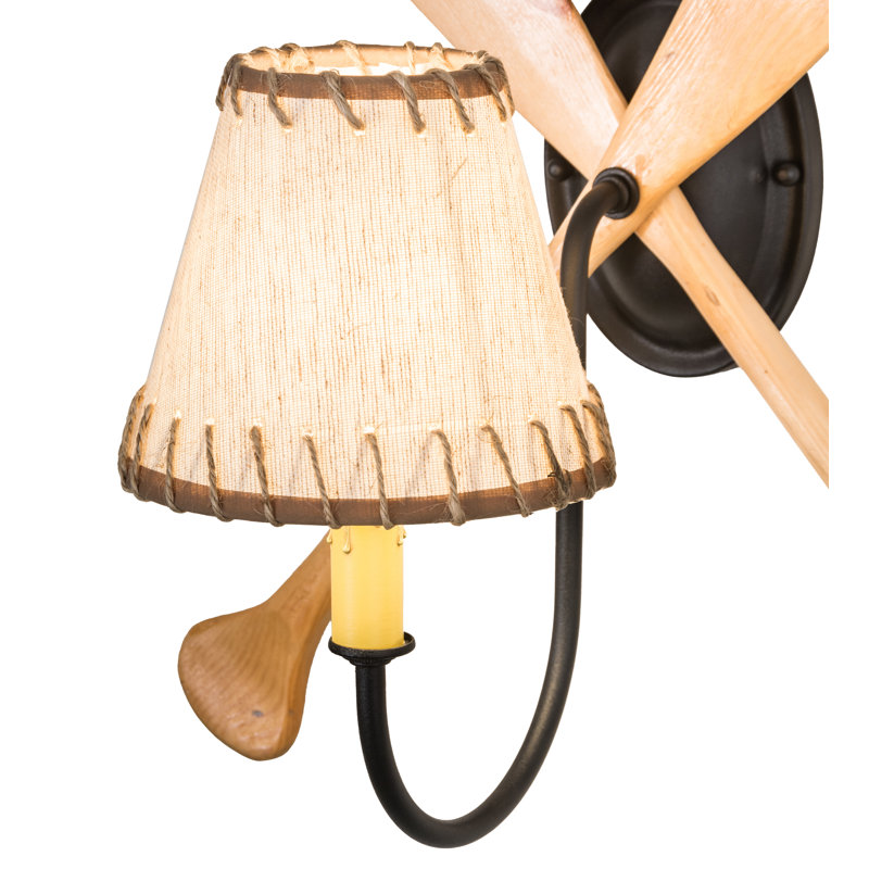 Rustic Lodge 1 - Light Swing Arm