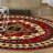 Albata Folk Diamond Rustic Bohemian 100% Polypropylene Power-Loomed Indoor Area Rug-810700487