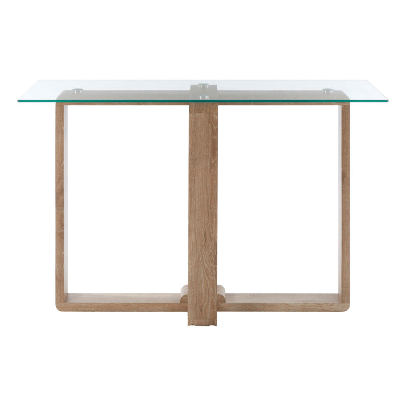 Beacsfield 120cm Glass Top Console Table