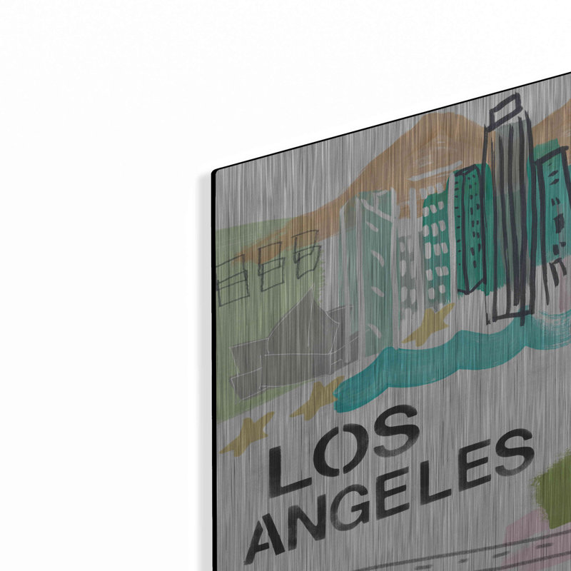 "Los Angeles" par Linda Woods, H 12 po x l 12 po