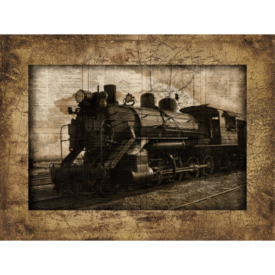 Newprint Train - Impression sur toile tendue