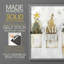 «Christmas Holiday Art DCCDXV», reproduction d'art encadrée - bois massif-647602276-647602286