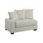 Beatt Modern Canapé Modulaire Contemporain 4Pc Ensemble modulaire en velours côtelé LAF RAF Chaises Chaise sans accoudoirs Repose-pieds