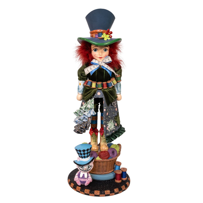 Kurt Adler Hollywood Nutcracker Collection, Mrs. Hatter, 17.5in