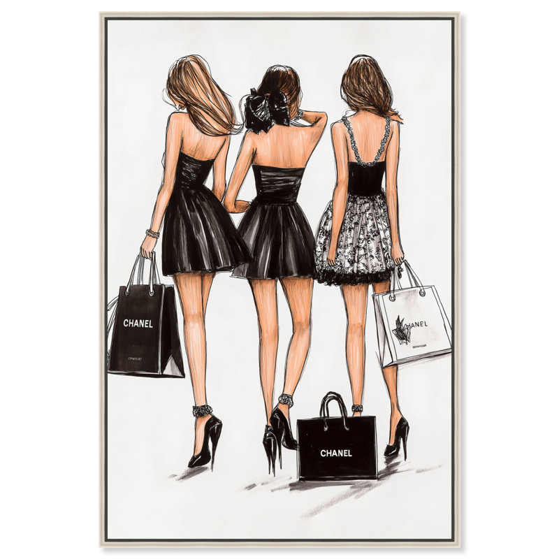 The Muse I, Illustration d'art sur toile par Art Remedy, Cadre argenté, H 16 po x l 11 po