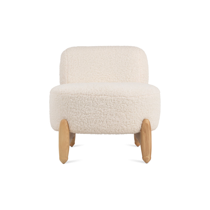 Ryoichi Kishi Lounge Chair, Off White Fabric