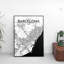 « barcelone city map », reproduction d’impression sur affiche à motif encre-31737454