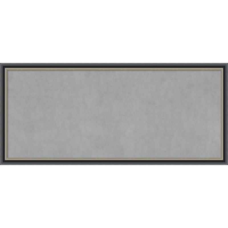 Tableau magnétique magnétique en métal, 23" H x 51" W