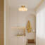 Plafonnier semi-encastré Mid-Century moderne beige-116510845