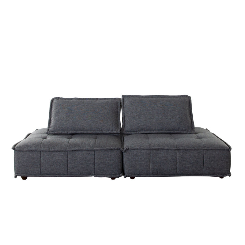 Upholstered 45'' Sofa, Gray 