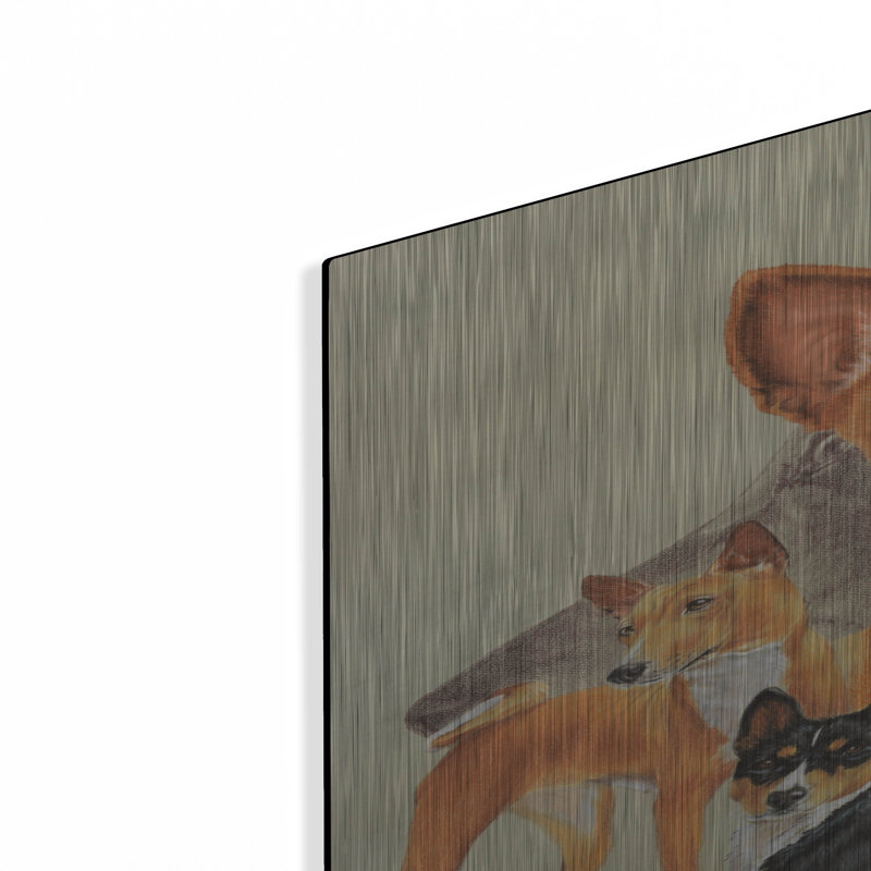 «Basenji and Ghost» par Barbara Keith, H 36 po x l 24 po