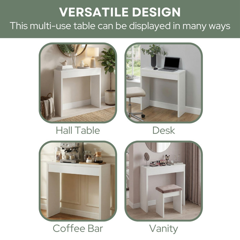 Gillings 31.5'' Console Table, White