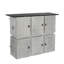 Table de bar Brancaster avec plateau en marbre