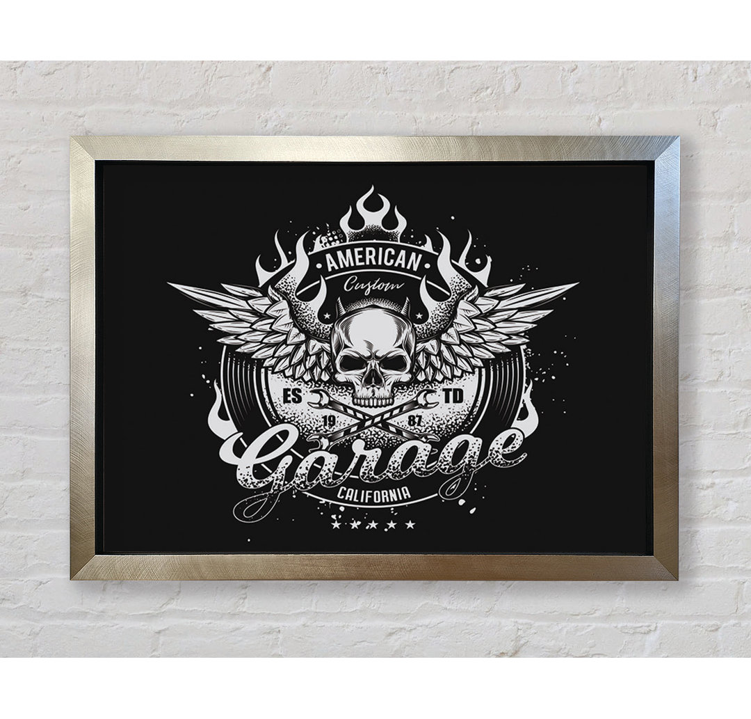 American Custom Garage - Einzelner Bilderrahmen Kunstdrucke