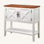 Buffet Katrin avec tablette inférieure et armoire à 2 portes, console avec rangement pour armoire-1290255087