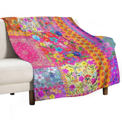 Jeté en flanelle Vibrant