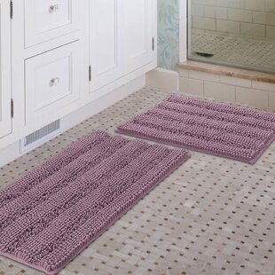 Mauve bathroom rugs, contour rug sets, extra thick bath mats, anti