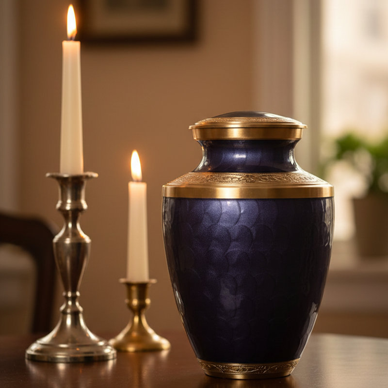 Memorial Urns, Purple