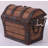 Jash Small Pirate Treasure Chest Statue