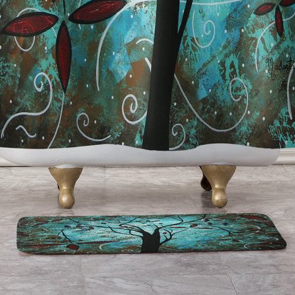 Tapis de salle de bain romantique soirée