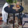 Alyah 2 - Person Metal Patio Dining Set with Round Table