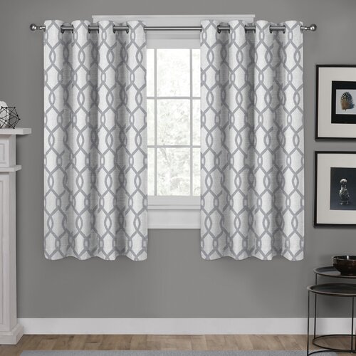 Winston Porter Caliese Polyester Semi-Sheer Curtain Pair & Reviews ...