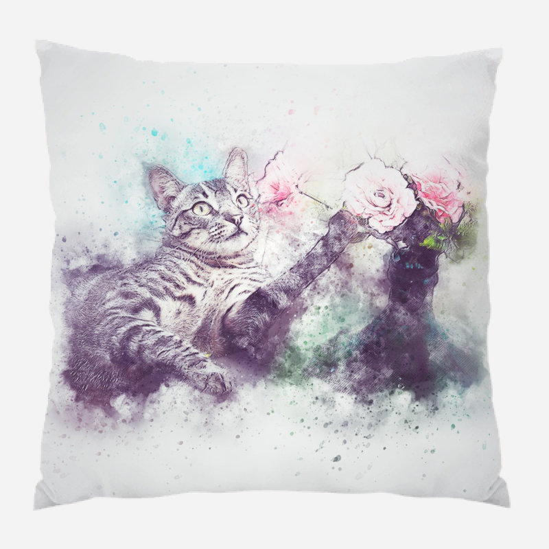 Coussin Cat, Synthétique, Extérieur