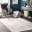 Tapis rayé Gloucester pour le salon, la chambre et la cuisine, beige / ivoire-26678627