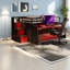 Lits multifonctionnels avec rangement, loft moderne en bois aggloméré pour petites pièces