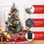 Arbre de Noël, arbres de Noël artificiels pré-éclairés de 3 pi avec base en pot, petit arbre de Noël enneigé avec 70 lumières DEL, décoration de Noël, fonctionnement à pile et minuterie